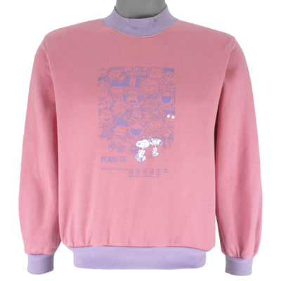 Vintage (Snoopy) - Peanuts Characters Crew Neck Sweatshirt 1990s Medium