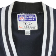 NFL - Oakland Raiders Button-Up Sweater 1990s Medium Vintage Retro Football