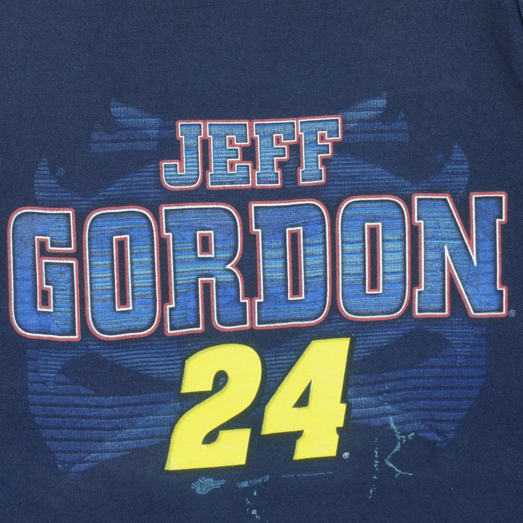 NASCAR (Winner's Circle) - Jeff Gordon Racing Sleeveless Shirt 1990s Medium Vintage Retro