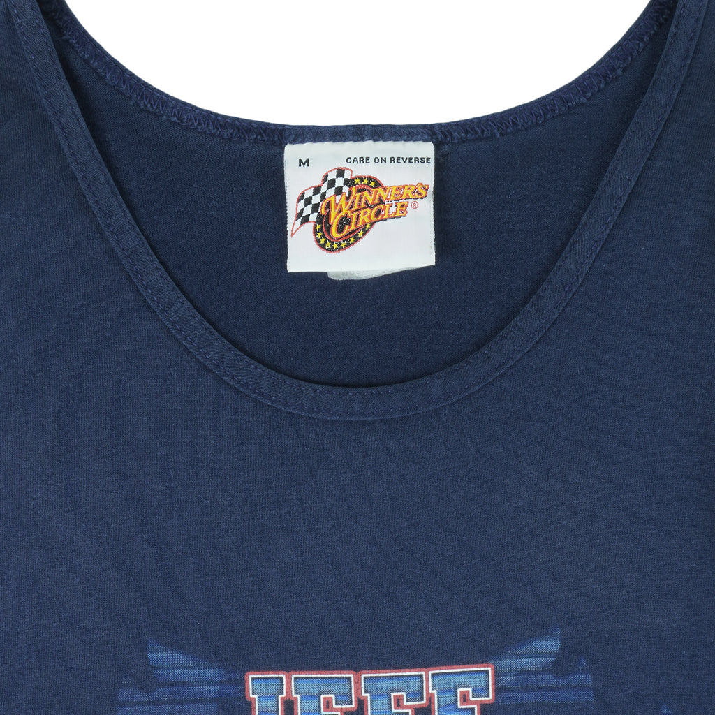 NASCAR (Winner's Circle) - Jeff Gordon Racing Sleeveless Shirt 1990s Medium Vintage Retro