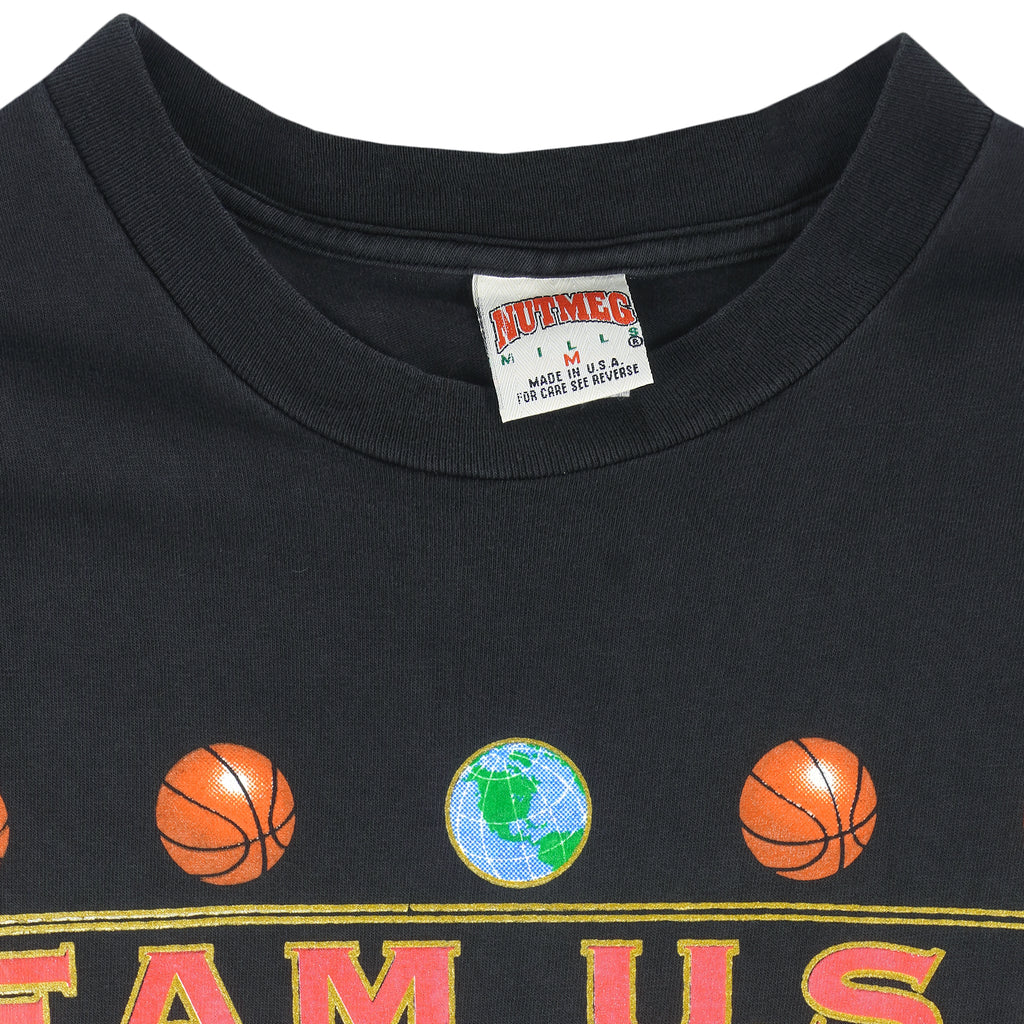 Vintage (Nutmeg) - The USA Vs The World Basketball T-Shirt 1994 Medium  Vintage Retro Basketball