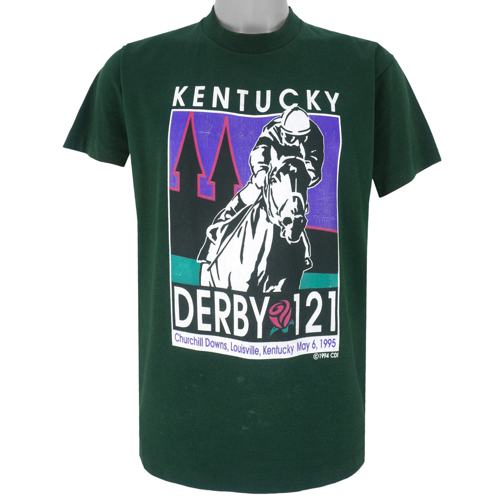 Vintage (Best) - Kentucky Derby 121 Single Stitch T-Shirt 1995 Large Vintage Retro