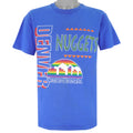NBA (Hanes) - Denver Nuggets Single Stitch T-Shirt 1990s Large Vintage Retro Basketball