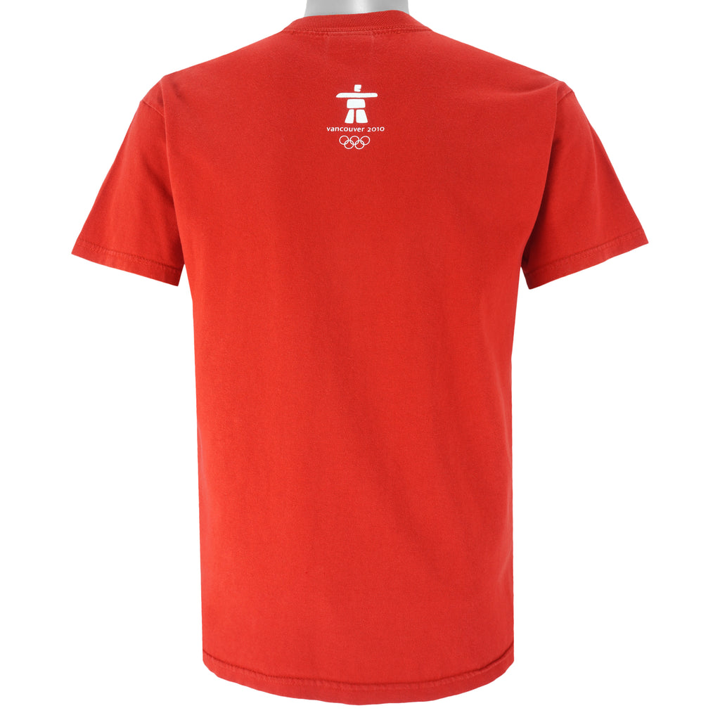 Nike - Canada Gold Olympic Champions T-Shirt 2010 Medium Vintage Retro