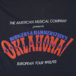 Vintage (Screen Star) - Rodgers & Hamerstein's Oklahoma T-Shirt 1990s Large Vintage Retro