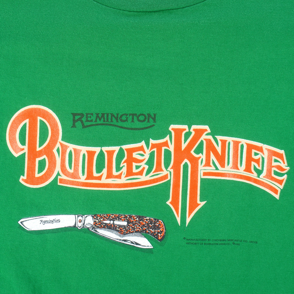 Vintage (Sof Tee) - Remington Bullet Knife Single Stitch T-Shirt 1990s X-Large Vintage Retro