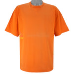 Nike - Orange Big Logo T-Shirt 1990s Large Vintage Retro