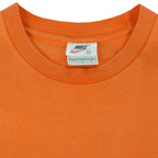 Nike - Orange Big Logo T-Shirt 1990s Large Vintage Retro