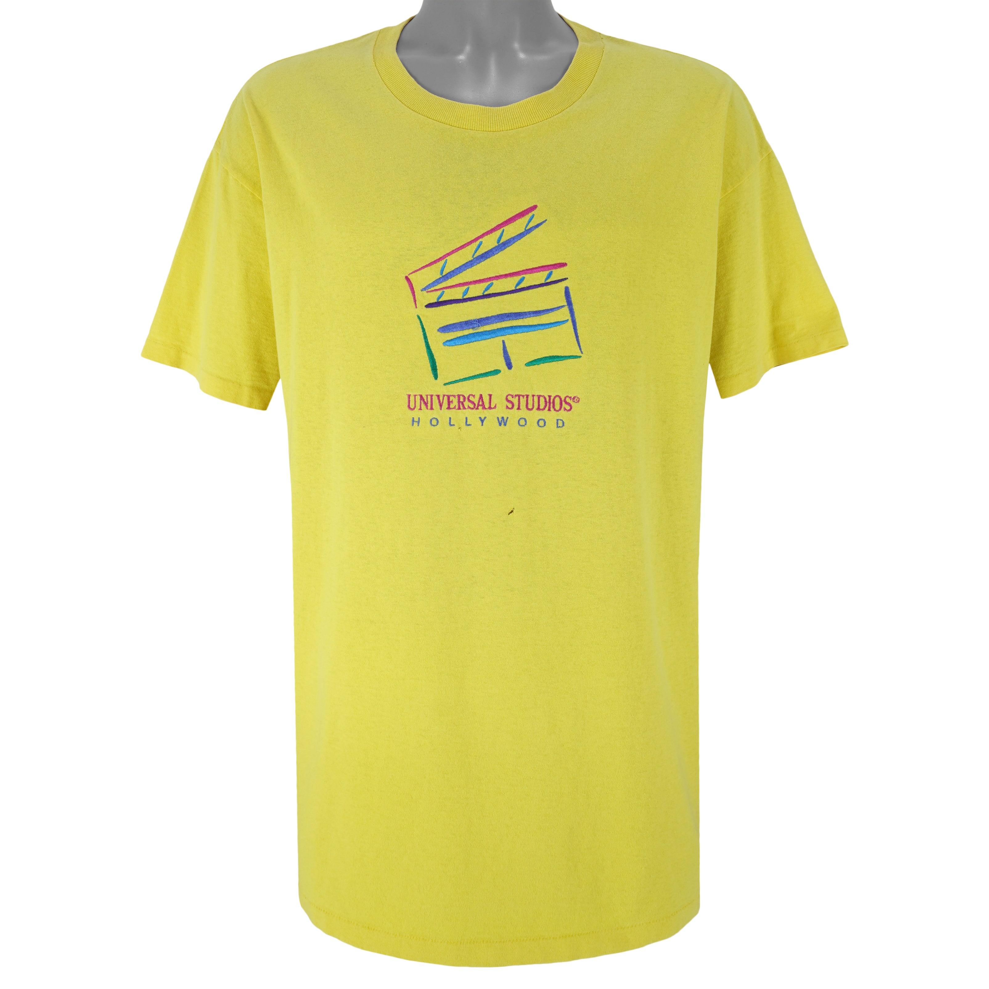 Vintage - Universal Studios Hollywood Embroidered Single Stitch T-Shirt 1990s X-Large Vintage Retro