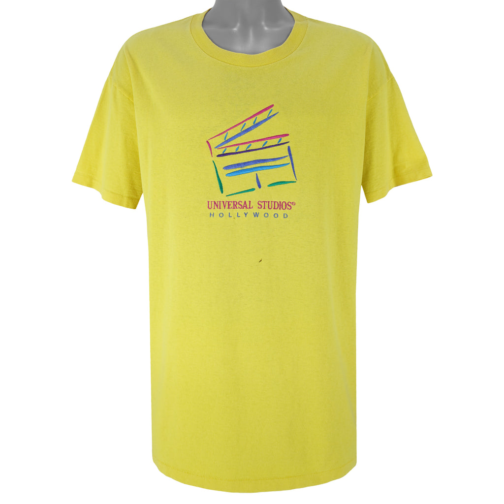 Vintage - Universal Studios Hollywood Embroidered Single Stitch T-Shirt 1990s X-Large Vintage Retro