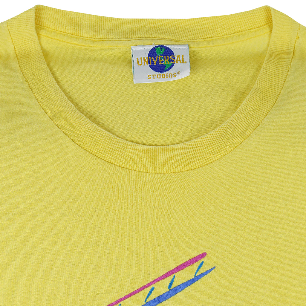 Vintage - Universal Studios Hollywood Embroidered Single Stitch T-Shirt 1990s X-Large Vintage Retro