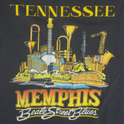  Tennessee Memphis Beale Street Blues Single Stitch Vintage Retro
