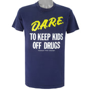 Vintage - Dare to Keep Kids Off Drugs Single Stitch T-Shirt 1990s Large Vintage Retro