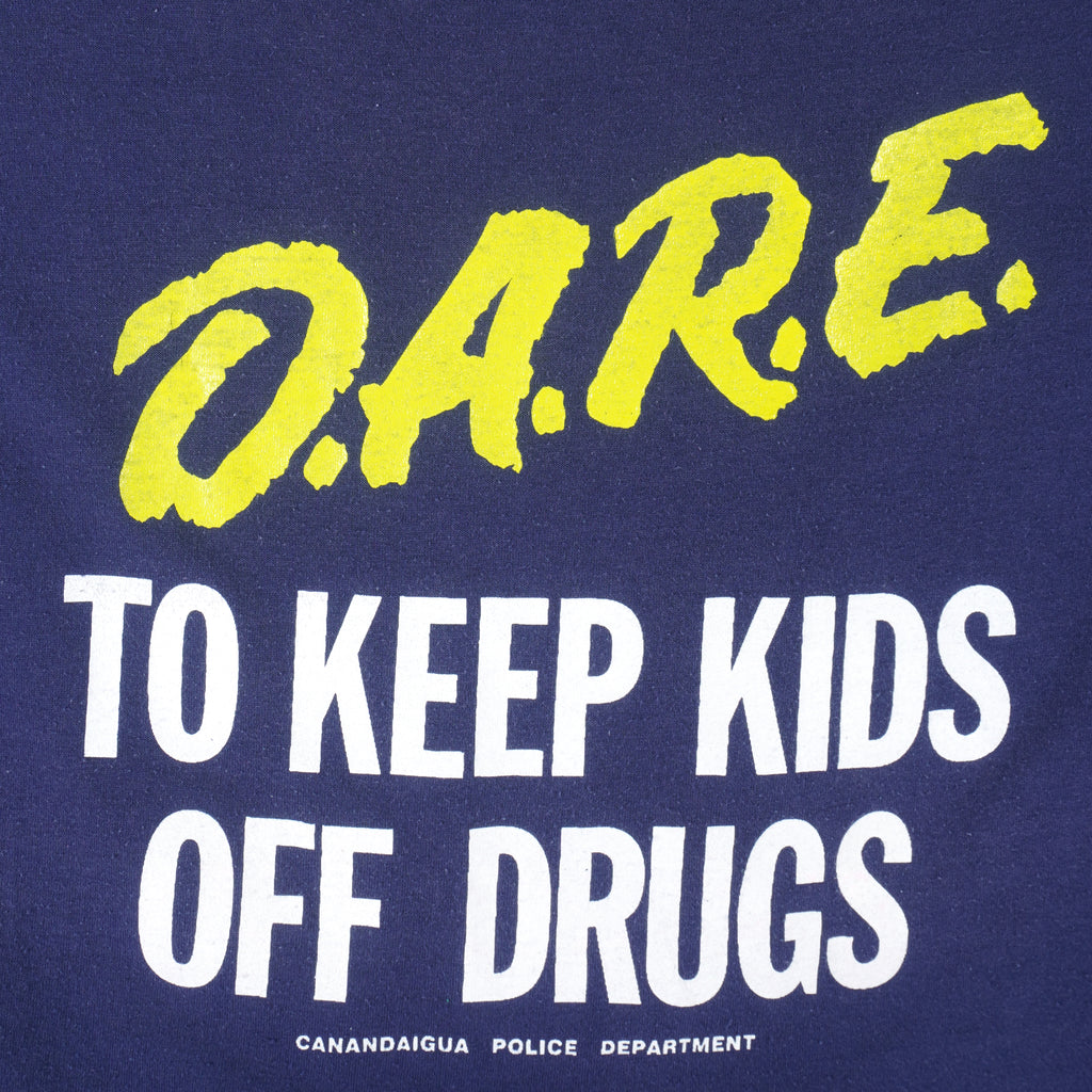 Vintage - Dare to Keep Kids Off Drugs Single Stitch T-Shirt 1990s Large Vintage Retro