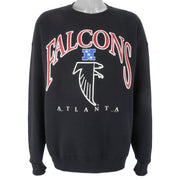 NFL (Nutmeg) - Atlanta Falcons Crew Neck Sweatshirt 1996 X-Large Vintage Retro Football