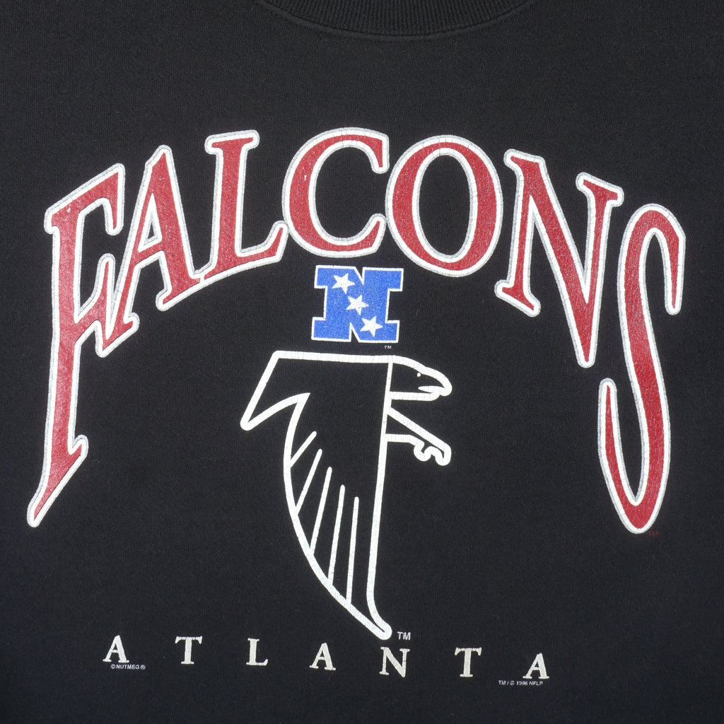 NFL (Nutmeg) - Atlanta Falcons Crew Neck Sweatshirt 1996 X-Large Vintage Retro Football