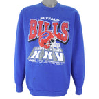 NFL (Fruit Of The Loom) - Buffalo Bills Crew Neck Sweatshirt 1990 X-Large Vintage Retro Football