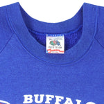 NFL (Fruit Of The Loom) - Buffalo Bills Crew Neck Sweatshirt 1990 X-Large Vintage Retro Football