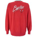 NBA (Brandon Sportswear) - Chicago Bulls Embroidered Sweatshirt 1990s X-Large Vintage Retro Basketball