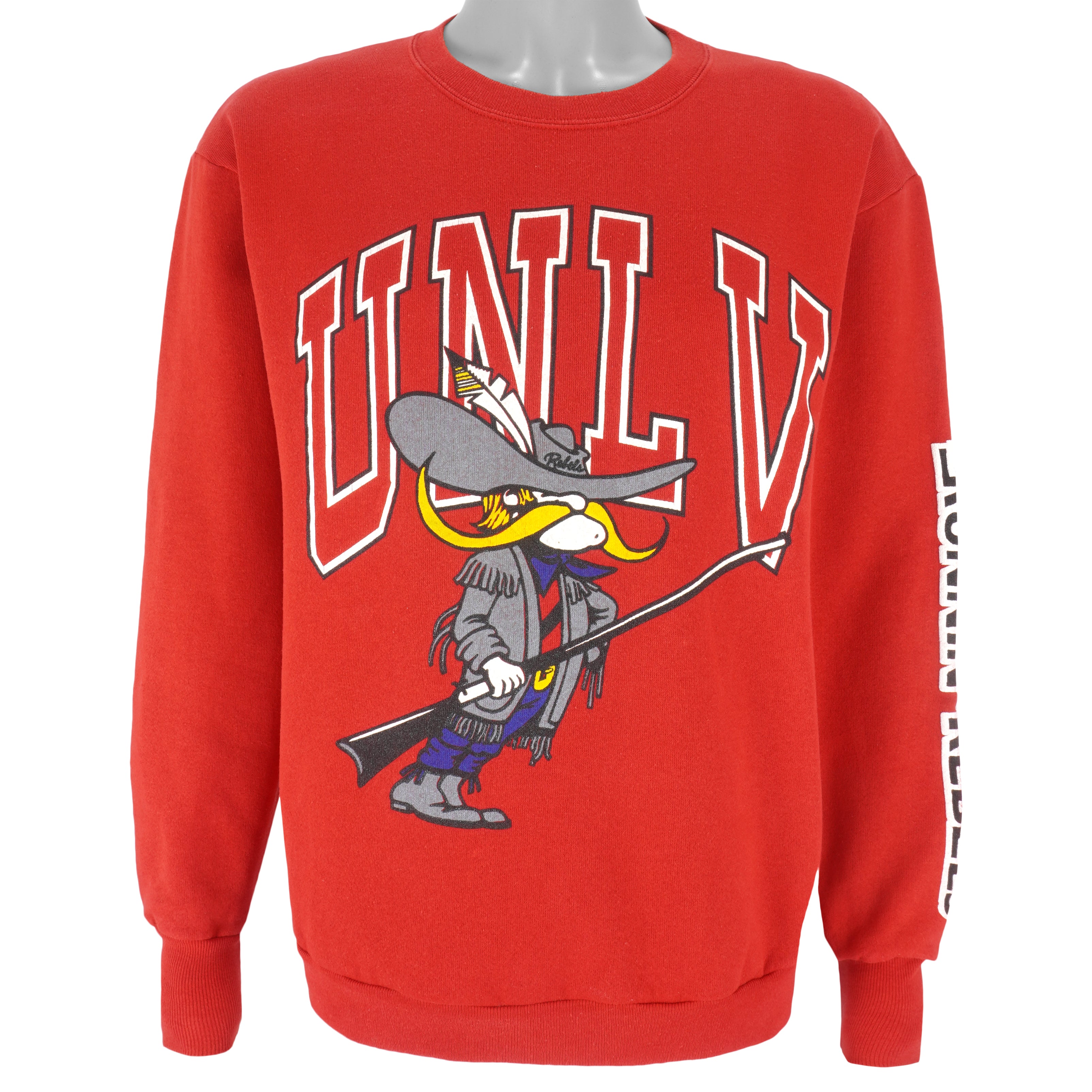 NCAA (Delta) -  UNLV Runnin Rebels Crew Neck Sweatshirt 1990s Large Vintage Retro Football College