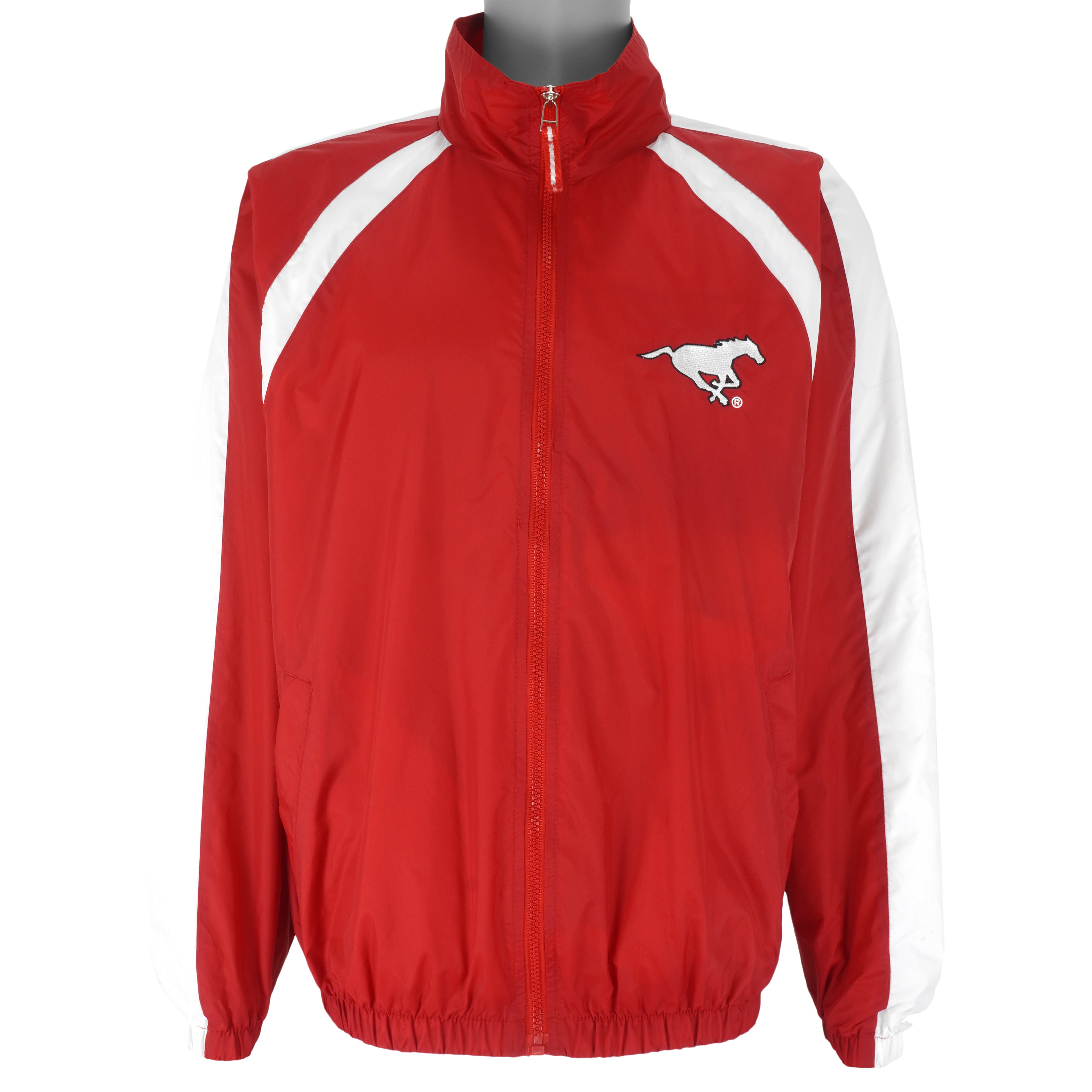 Puma - Calgary Stampeders Spell-Out Windbreaker Medium Vintage Retro Football