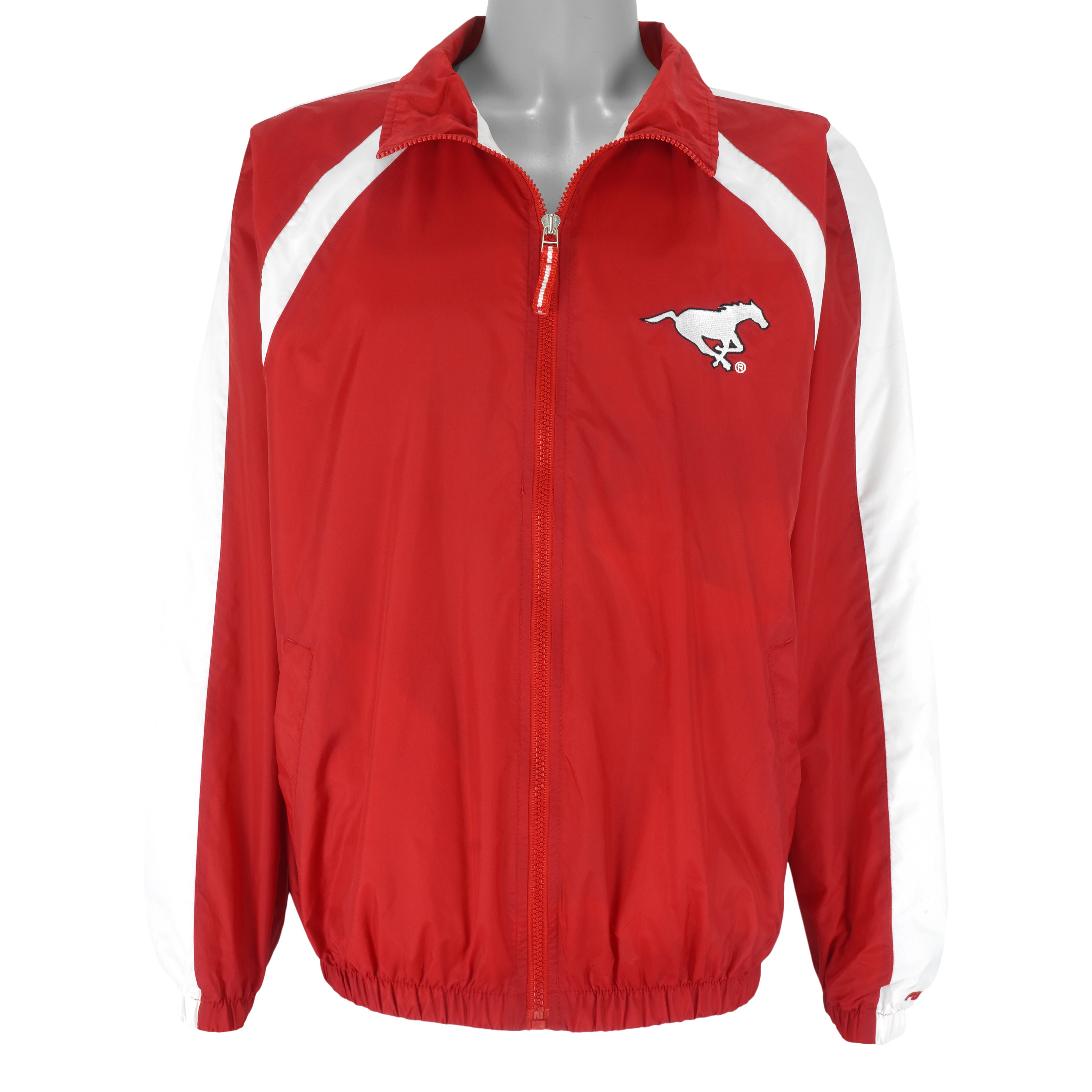 Puma - Calgary Stampeders Spell-Out Windbreaker Medium Vintage Retro Football