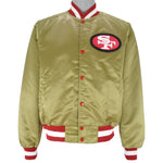 NFL (Chalk Line) - San Francisco 49ers  Satin Jacket 1980s Medium Vintage Retro Football