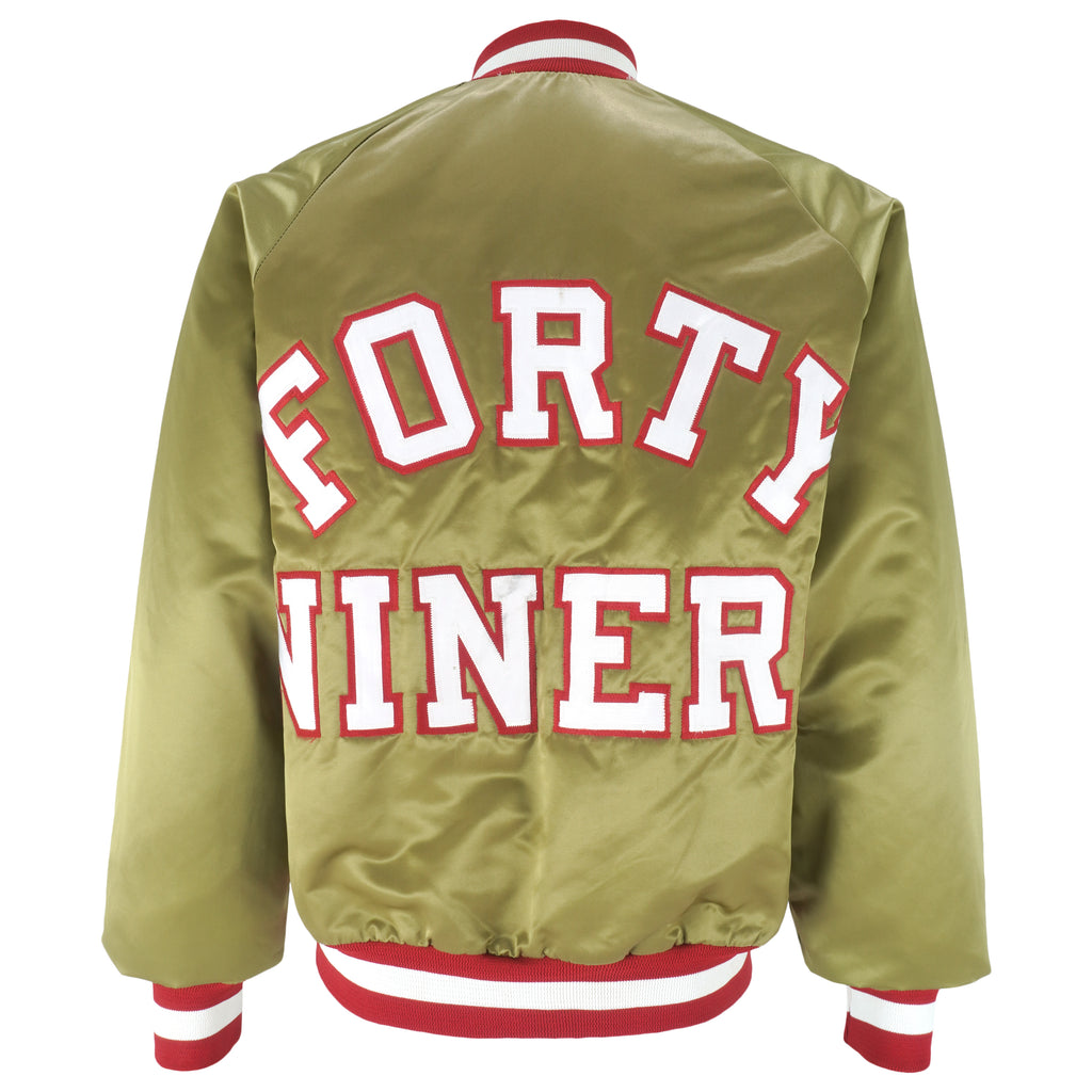 NFL (Chalk Line) - San Francisco 49ers Satin Jacket 1980s Medium Vintage Retro Football