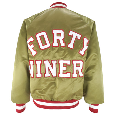 NFL (Chalk Line) - San Francisco 49ers Satin Jacket 1980s Medium