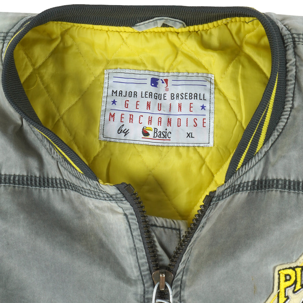 MLB (Basic) - Pittsburgh Pirates Embroidered Jacket 1990s X-Large Vintage Retro Baseball
