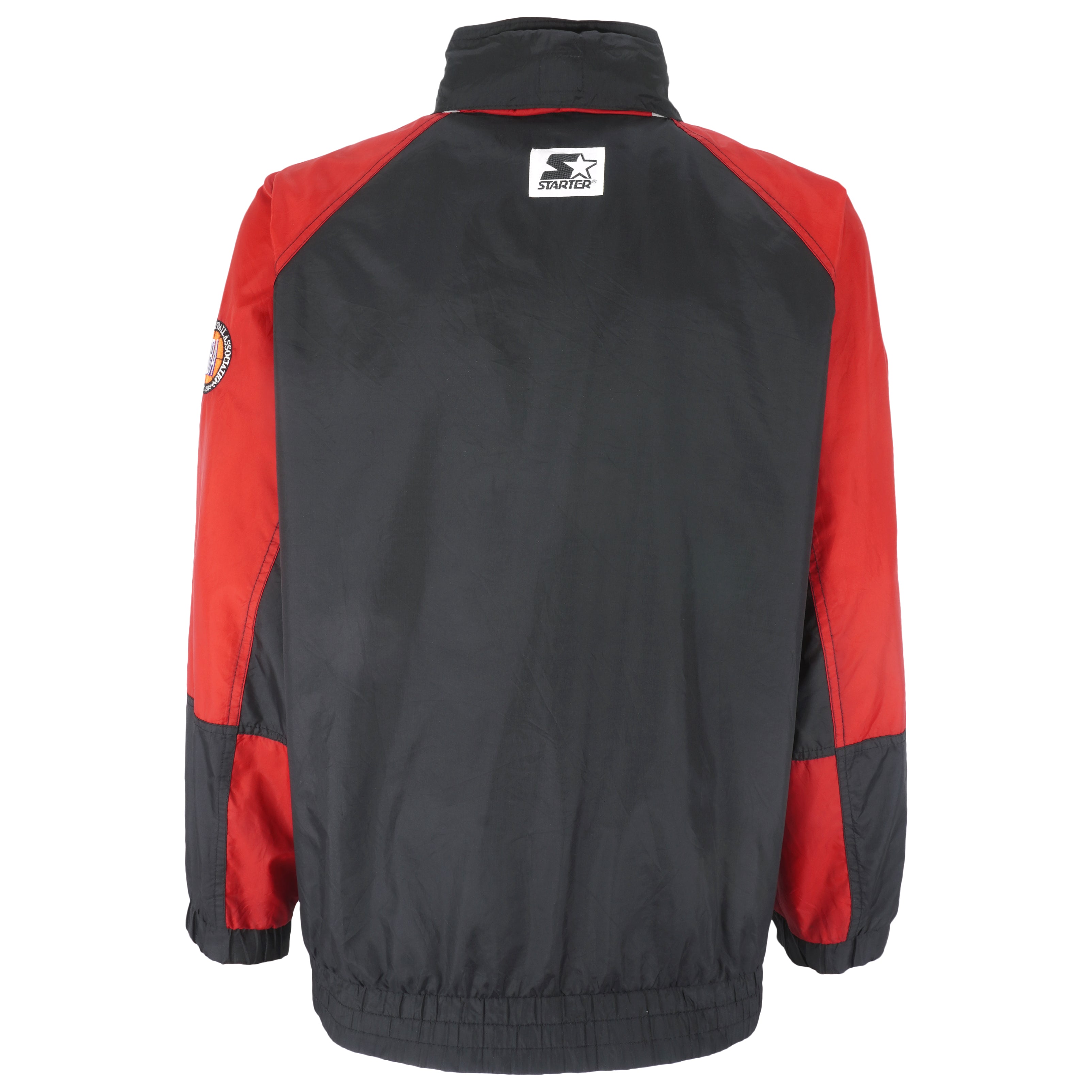 Starter - Chicago Bulls Embroidered Windbreaker 1990s Large Vintage Retro Basketball