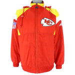 NFL (Apex One) - Kansas City Chiefs Zip-Up Jacket 1990s Medium Vintage Retro Football