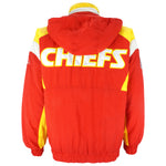 NFL (Apex One) - Kansas City Chiefs Zip-Up Jacket 1990s Medium Vintage Retro Football
