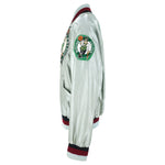 NBA (DeLong) - Boston Celtics Button-Up Satin Jacket 1990s X-Large Vintage Retro Basketball
