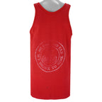 Budweiser - Bud King Of Beers Sleeveless Shirt 1990s Large Vintage Retro
