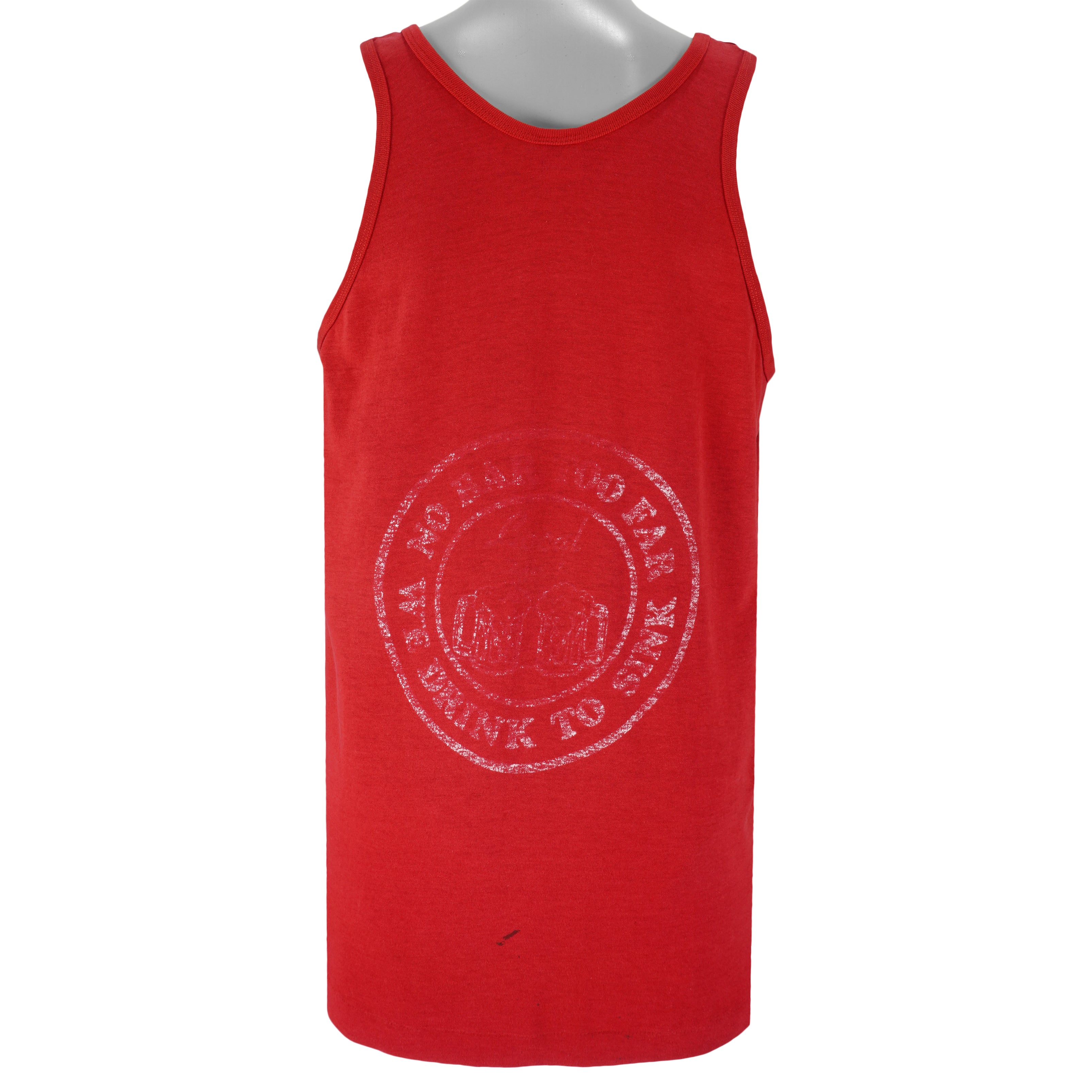 Budweiser - Bud King Of Beers Sleeveless Shirt 1990s Large Vintage Retro