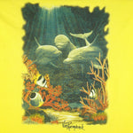 Vintage (AAA) - Dolphin Animal Printed T-Shirt 1990s X-Large Vintage Retro