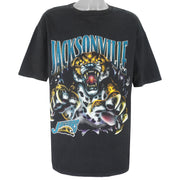 NFL (Nutmeg) - Jacksonville Jaguars Breakout T-Shirt 1990s X-Large Vintage Retro Football