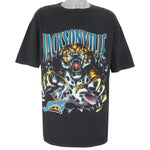 NFL (Nutmeg) - Jacksonville Jaguars X Animal Breakout T-Shirt 1990s X-Large
