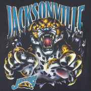 NFL (Nutmeg) - Jacksonville Jaguars Breakout T-Shirt 1990s X-Large Vintage Retro Football