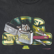 Vintage (Camel) - Trophy Adventure Wear Lighter T-Shirt 1990s X-Large Vintage Retro