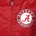 NCAA - Alabama Crimson Tide Button-Up Satin Jacket 1990s Large Vintage Retro Football College