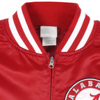 NCAA - Alabama Crimson Tide Button-Up Satin Jacket 1990s Large Vintage Retro Football College