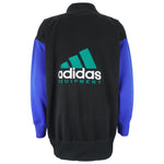 Adidas - Equipment 1/4 Zip Embroidered Sweatshirt 1990s XX-Large Vintage Retro