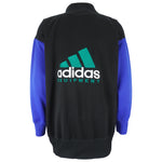 Adidas - Equipment 1/4 Zip Embroidered Sweatshirt 1990s X-Large