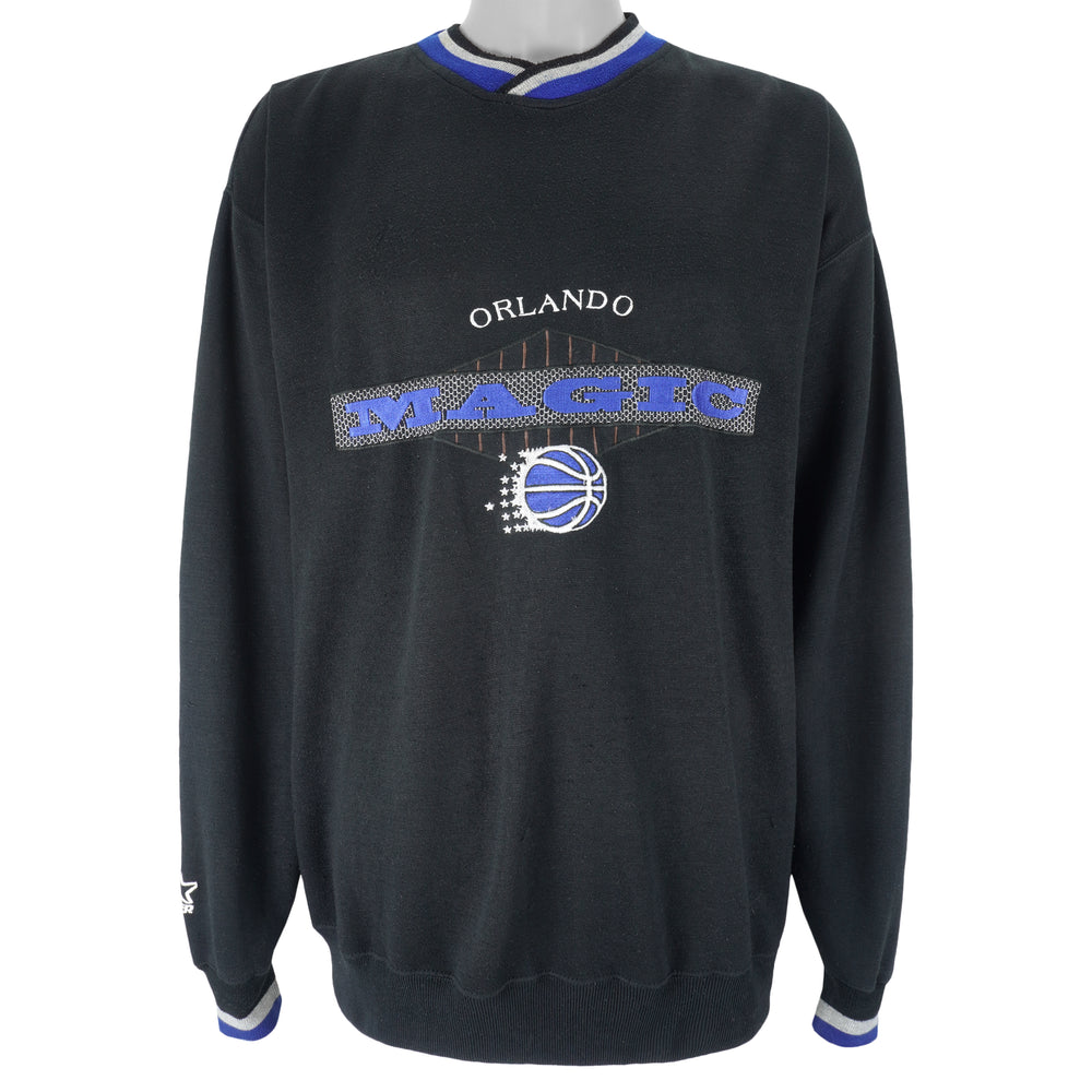 Starter - Orlando Magic Embroidered Sweatshirt 1990s X-Large Vintage Retro Basketball
