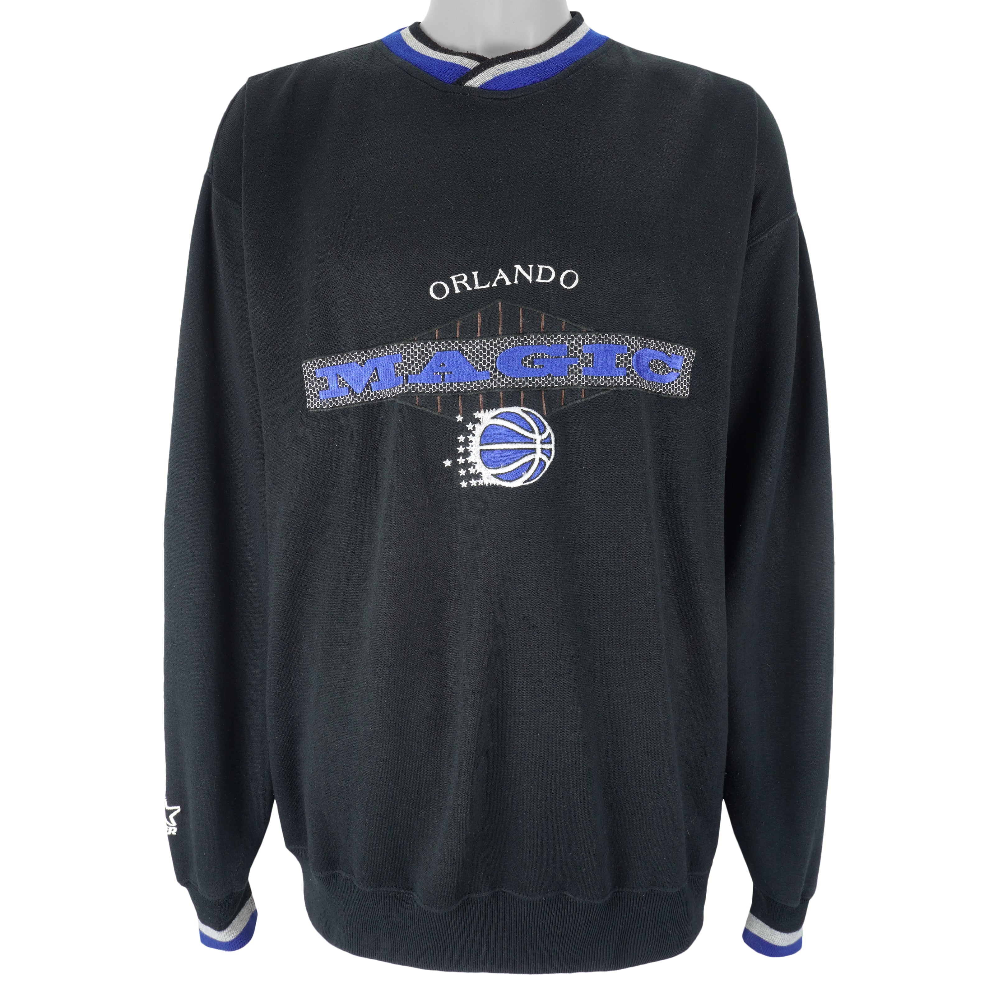 Starter - Orlando Magic Embroidered Sweatshirt 1990s X-Large Vintage Retro Basketball