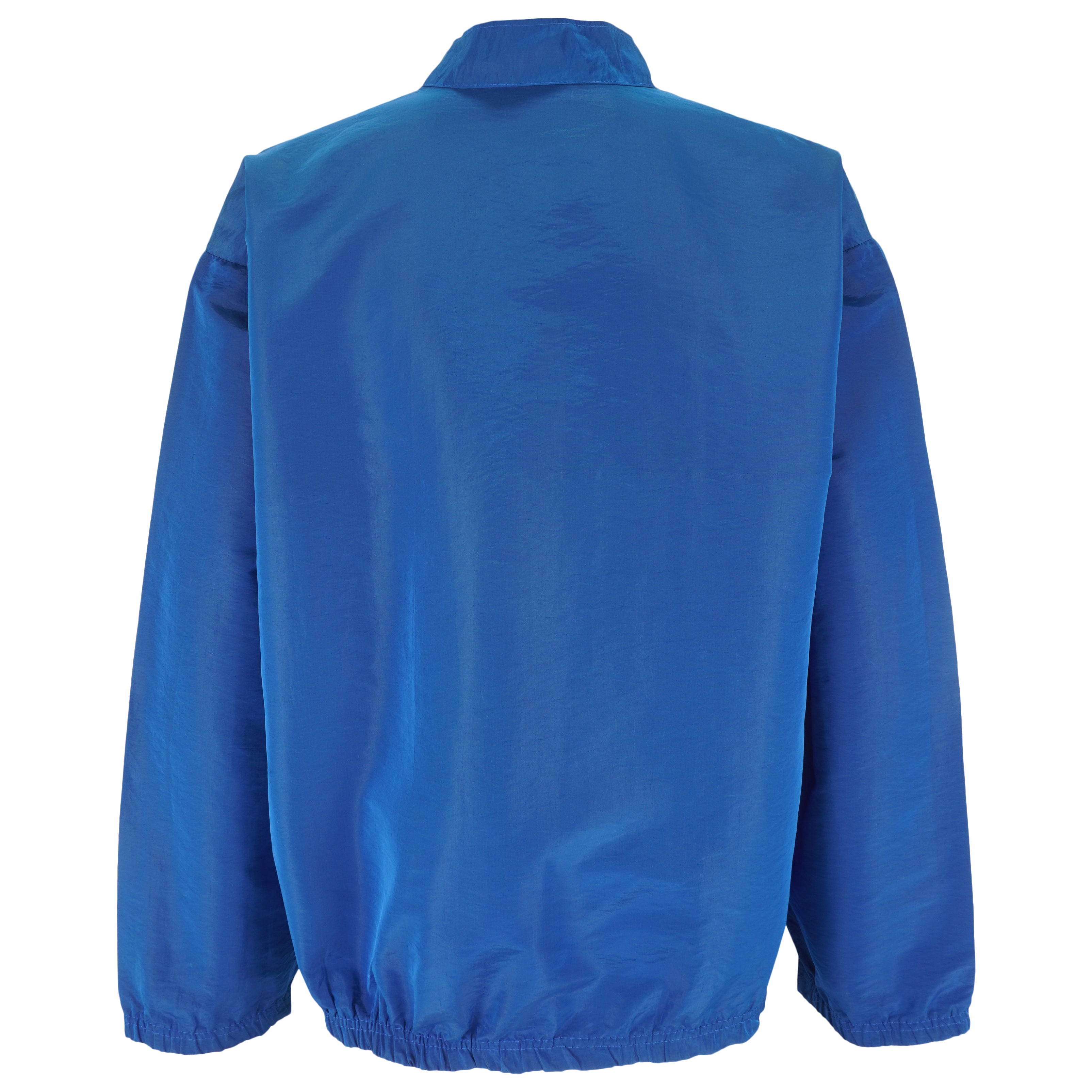 Surf Style - Blue 1/4 Zip Pullover Windbreaker 1990s X-Large Vintage Retro