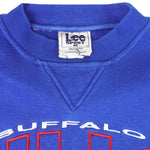 NFL (Lee) - Buffalo Bills Embroidered Crew Neck Sweatshirt 1990s Large Vintage Retro Football