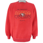 NFL (Riddle) - San Francisco 49ers Crew Neck Sweatshirt 1990s Large Vintage Retro Football
